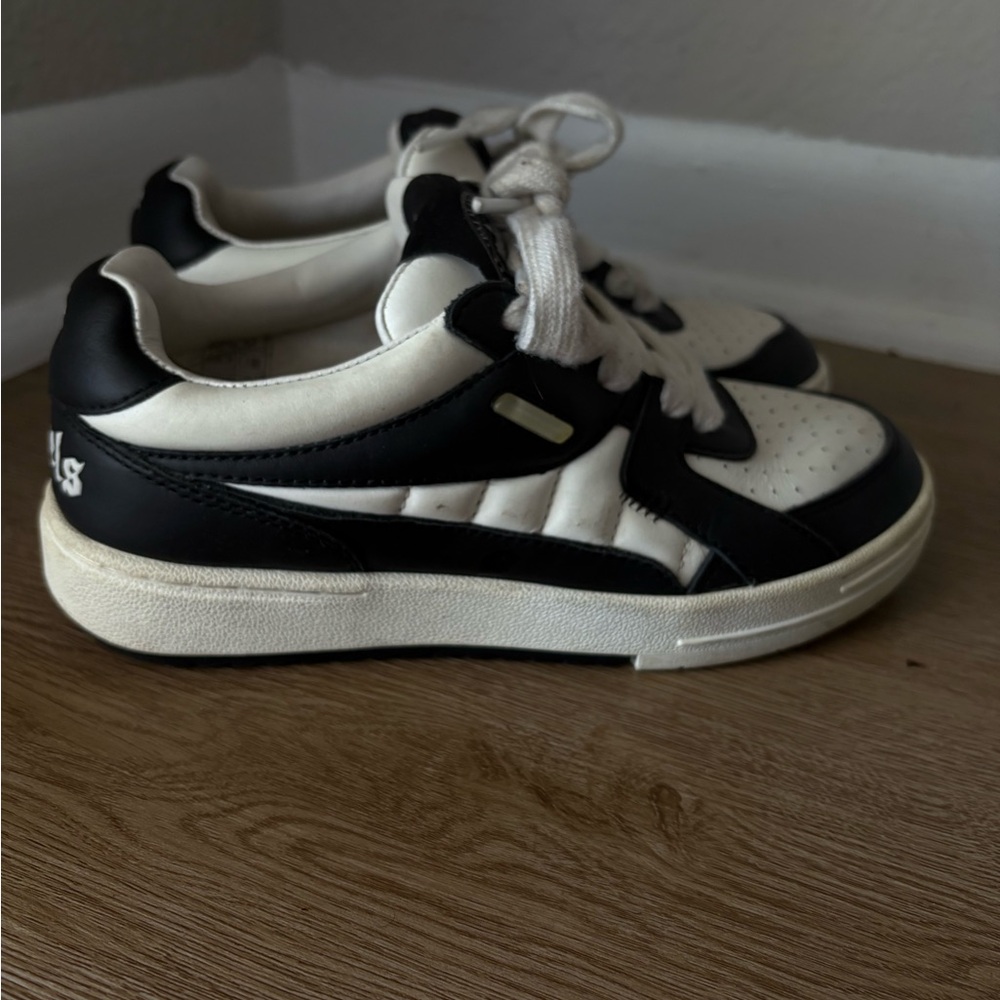 Palm Angels Black and White Women's Sneakers